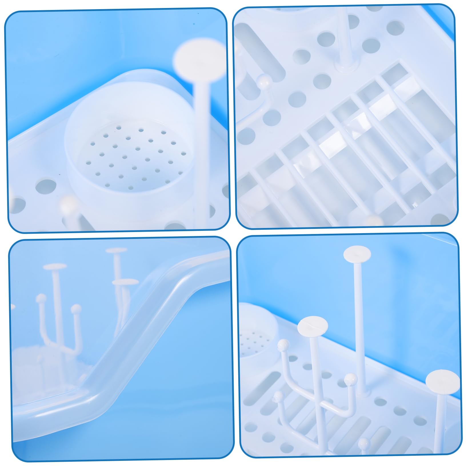 VICASKY Boîte De Séchage pour Biberons Boîte De Rangement pour Vaisselle Égouttoirs Pratique pour Biberons