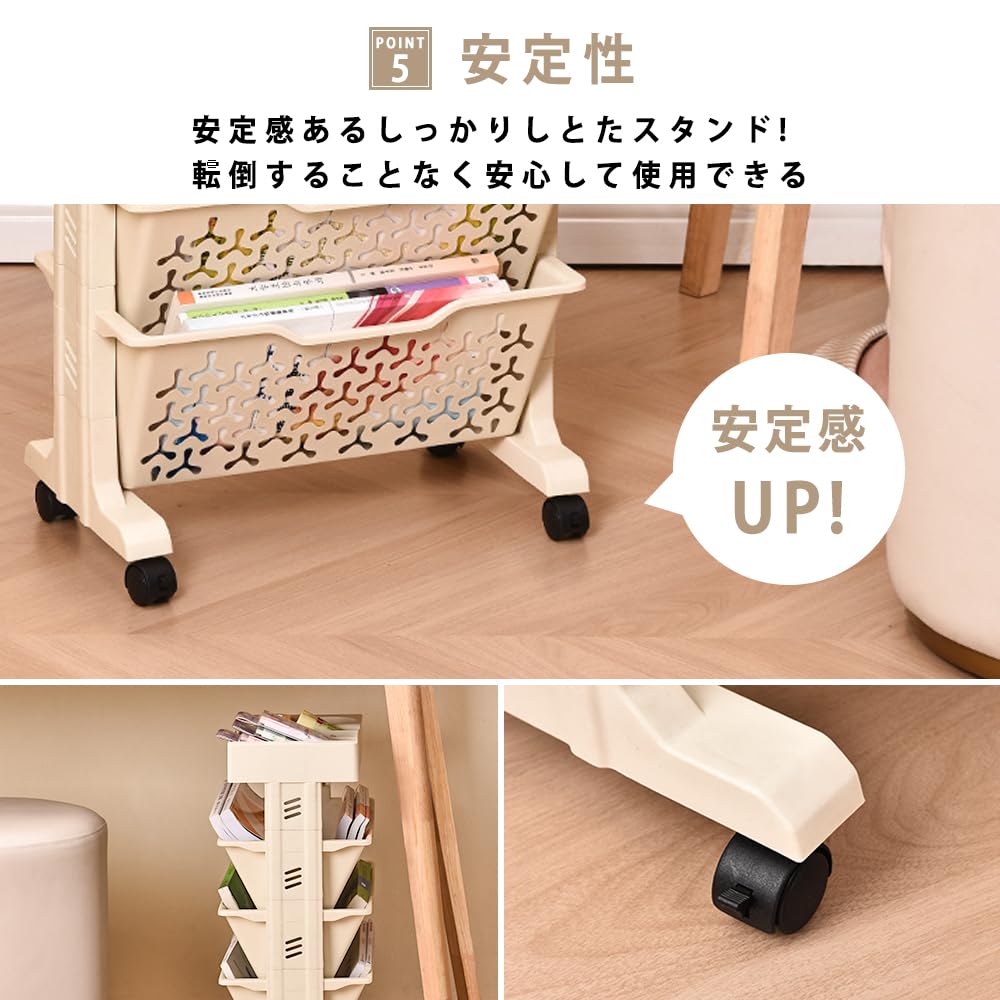 Amazon.co.jp: 本棚 書類棚 5層 収納ラック 収納棚 大容量 多機能 省