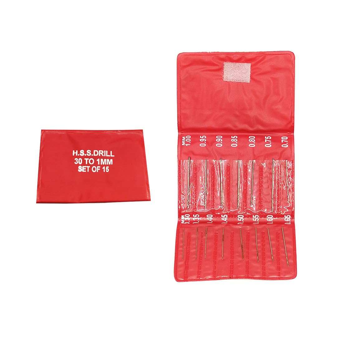 SWISSO 15Pc Drill Bits Tool Size 0.3mm-1.0mm Metal Micro Mini Small Drill Bit Set(Pack of 1, Silver)-image-17