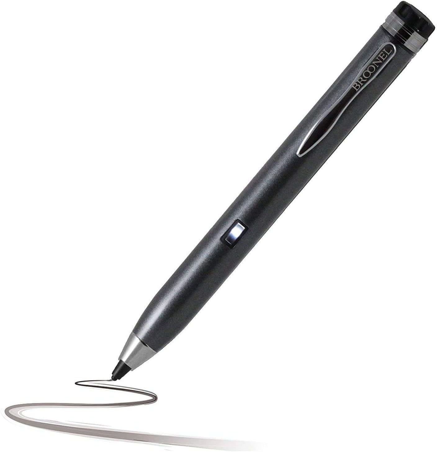 Broonel Grey Fine Point Digital Active Stylus Pen - Compatible With The SZWZRY Thin and Light 14" laptop