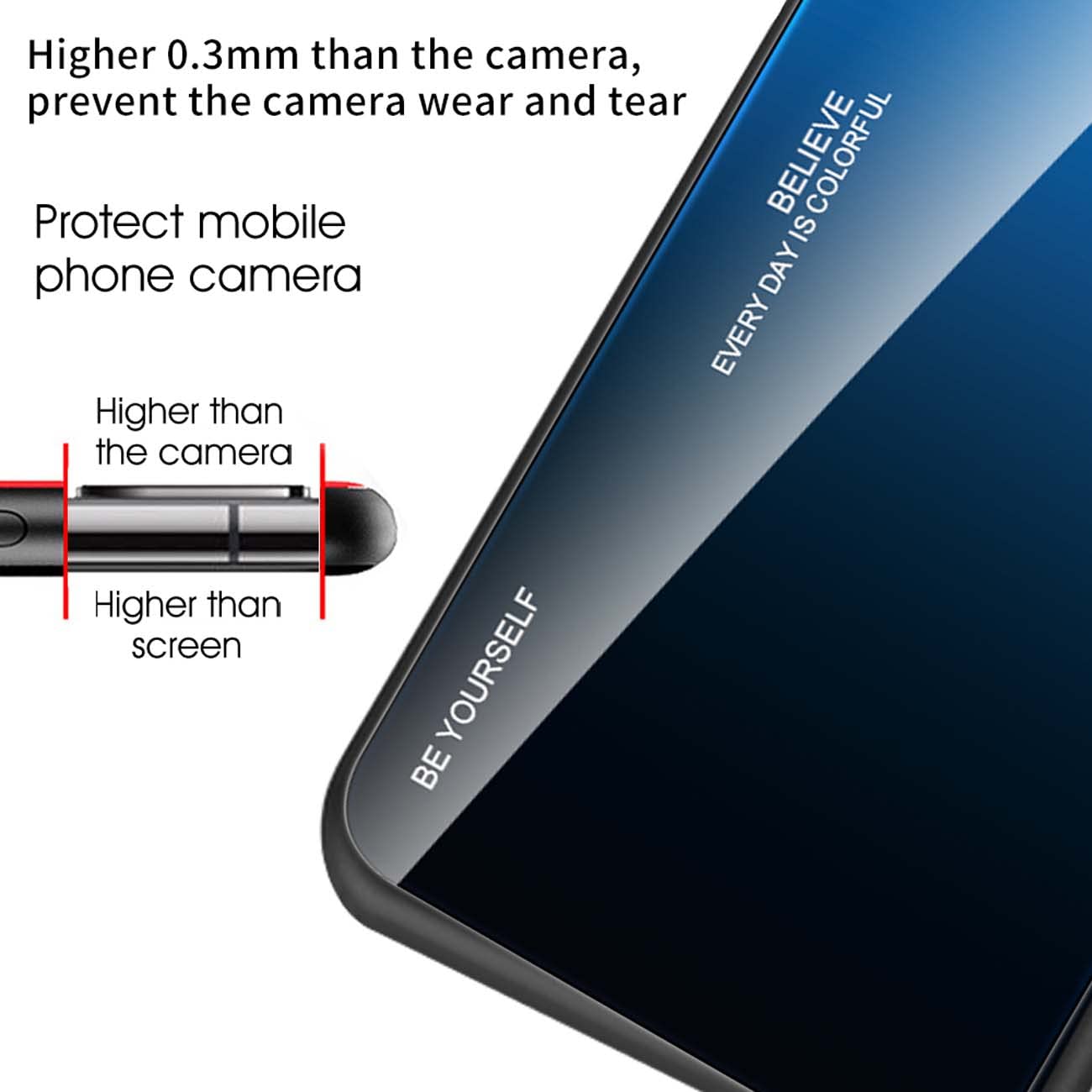 GOKEN Cover per Honor Magic 6 Lite 5G / Honor X9b, Resistente agli Urti e Ai Graffi, Custodia a Gradiente in TPU Silicone Morbido e Vetro Temperato, Tagli Precisi e Compatibile (5
