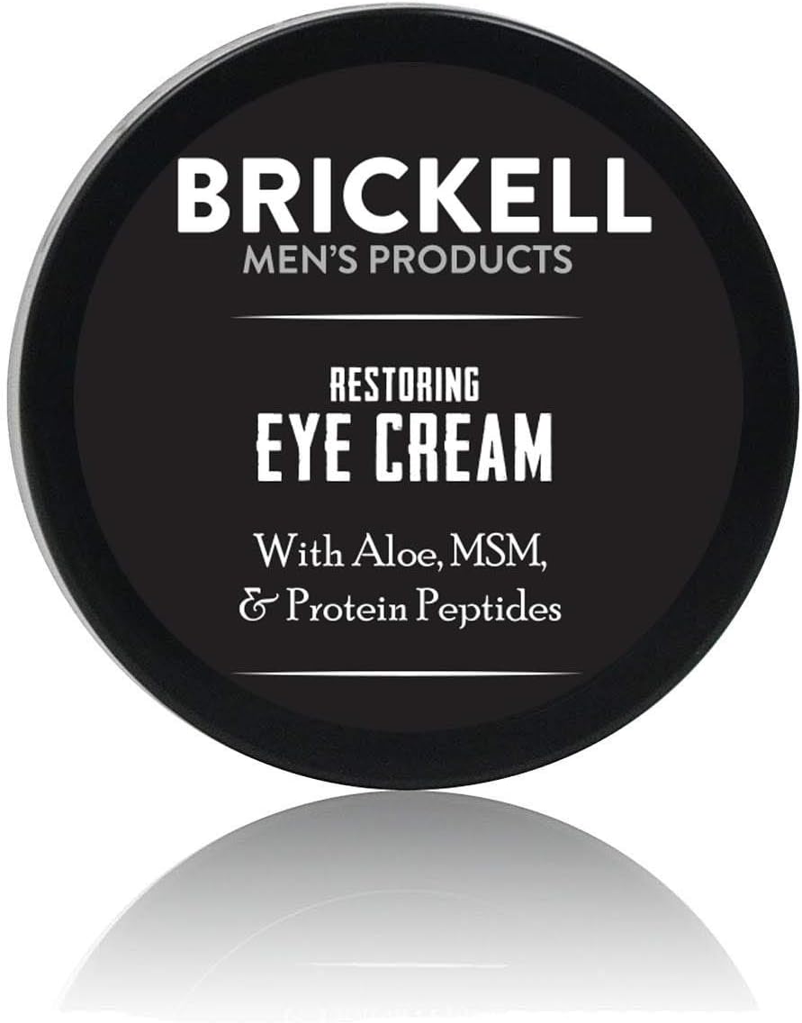 Brickell Herstel Eye Cream voor heren, natuurlijke en organische anti-aging oogcrème, oogcrème tegen rimpels en kringen rond de ogen, vermindert wallen en zwellingen, 15 ml, ongeparfumeerd Brickell Herstel Eye Cream voor heren, natuurlijke en organische anti-aging oogcrème, oogcrème tegen rimpels en kringen rond de ogen, vermindert wallen en zwellingen, 15 ml, ongeparfumeerd