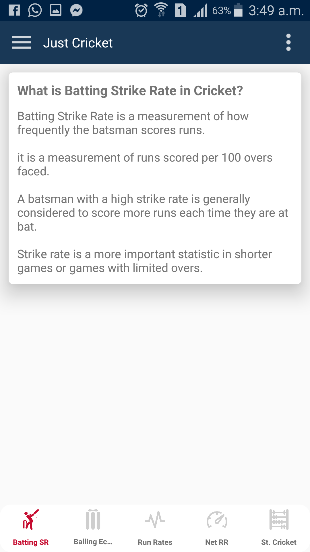 Just Cricket | Rules and Calculator - App on Amazon Appstore