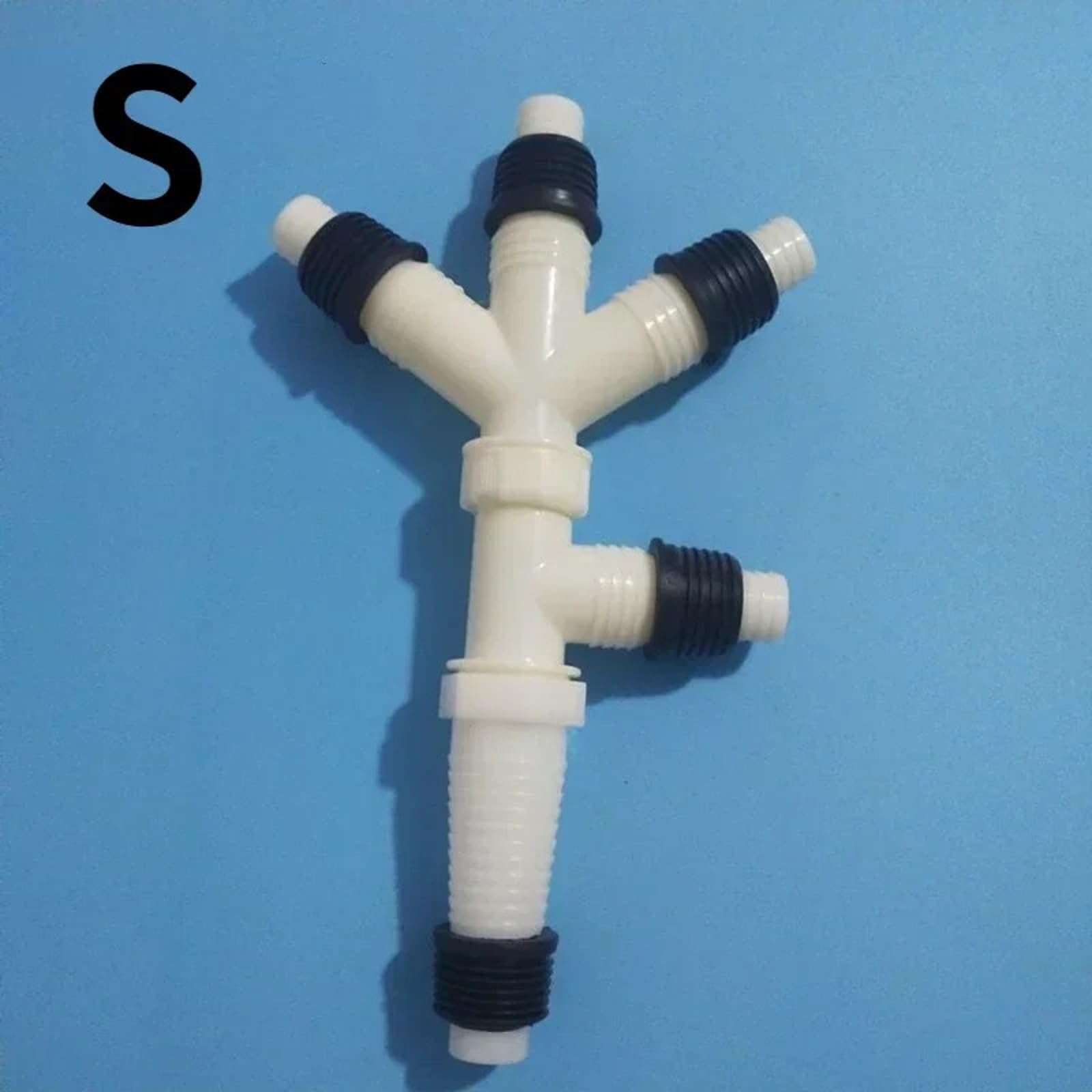 Sdoppiatore scarico lavatrice, raccordo a T per scarico lavabo, accessorio