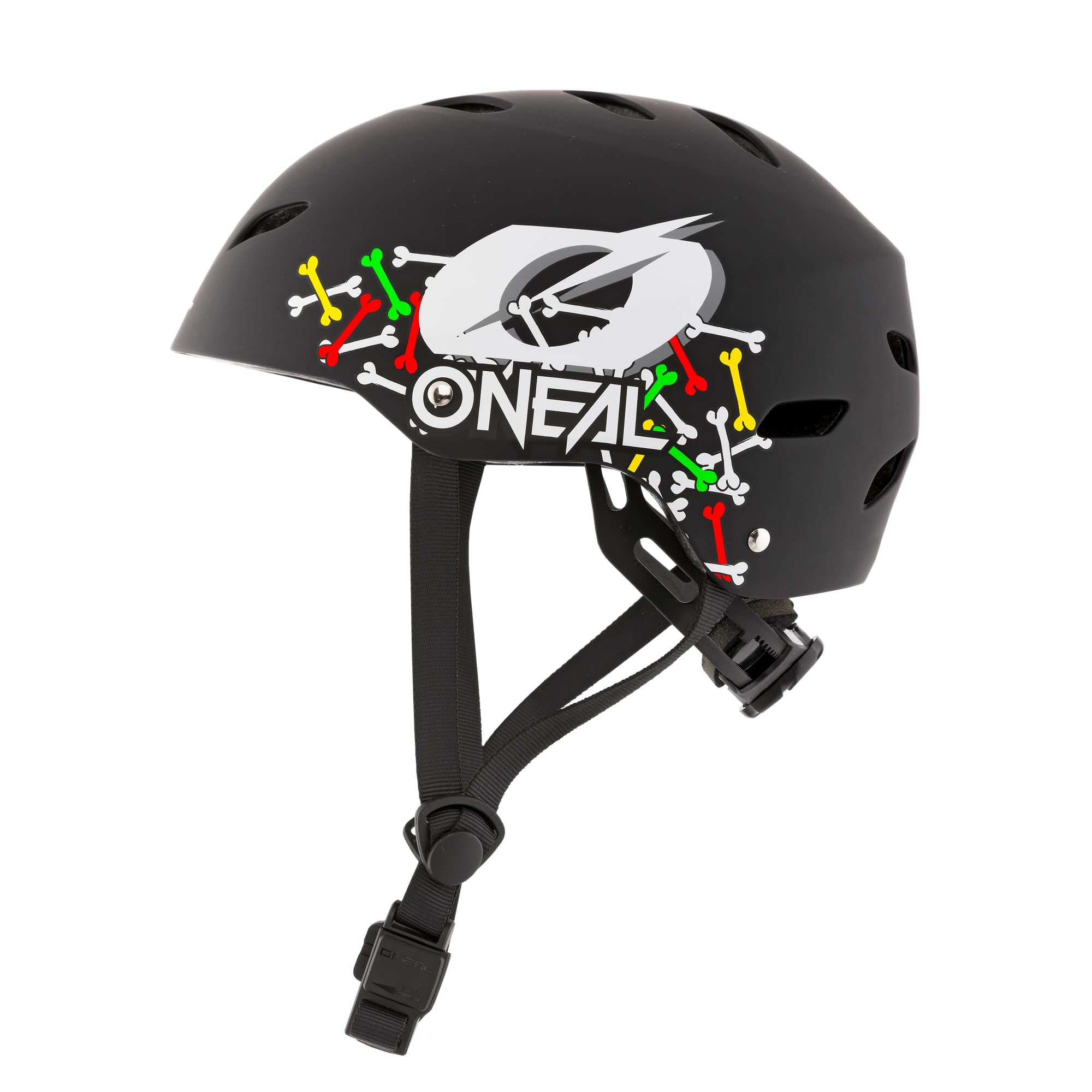 O'NEAL Dirt Lid Youth Helmet Skulls Black/Multi S (47-48 Cm) Casques pour Hommes