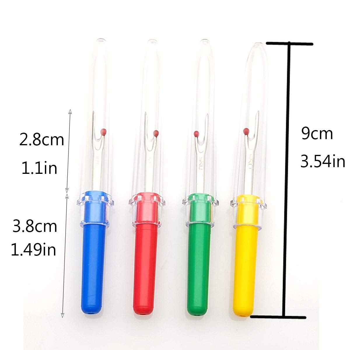 24 Pezzi Taglia Filo Per Cucito - Spellafili Con Manico In Plastica, Per Rimuovere Cuciture, Grandi E Piccoli - Foto 9