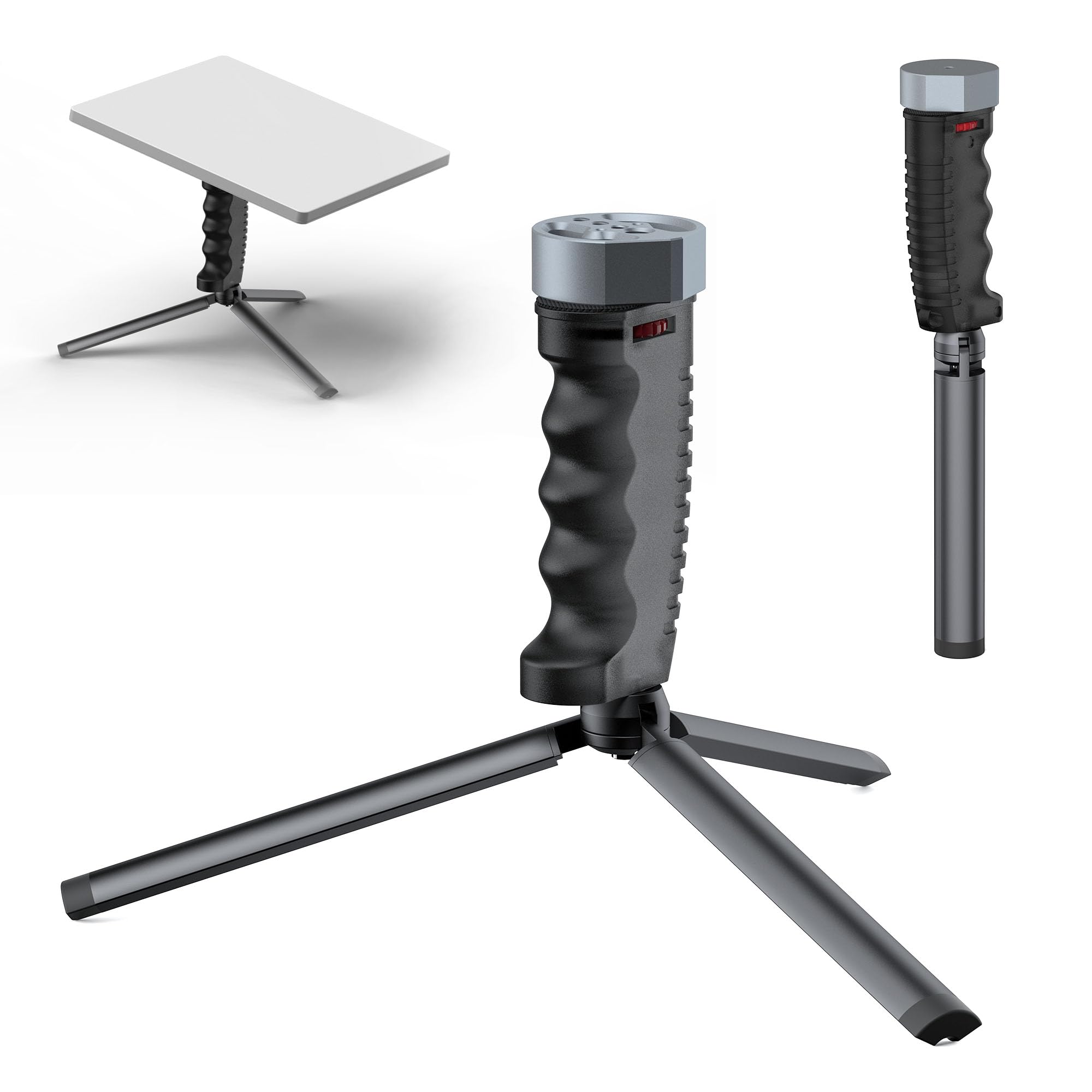 Compact & Adjustable Mini Tripod with Adapter for Starlink Mini - Portable Tripod with Aluminum Alloy Mount Adapter for Camping, Hiking, Travelling (