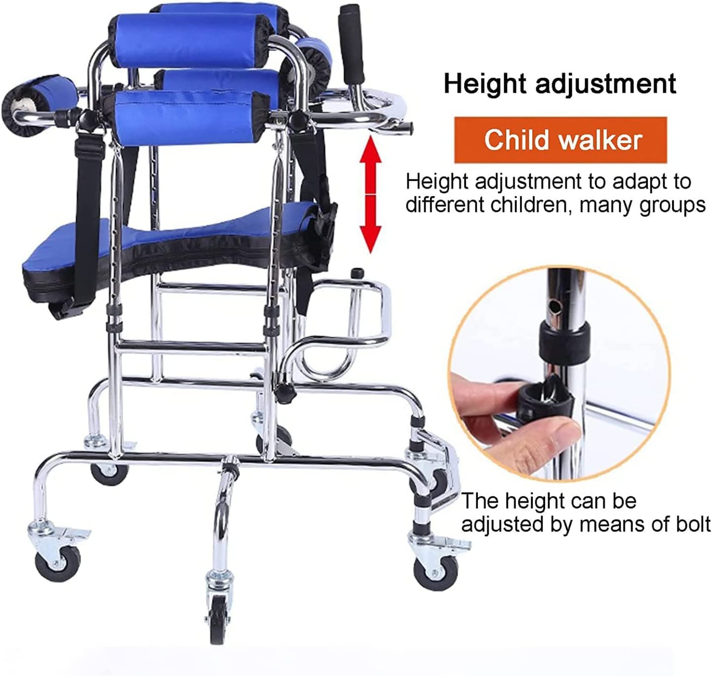 Andador para niños con parálisis cerebral. Andador para personas con parálisis cerebral. Andadores portátiles. Equipo auxiliar para personas con parálisis cerebral. Entrenamiento de rehabili