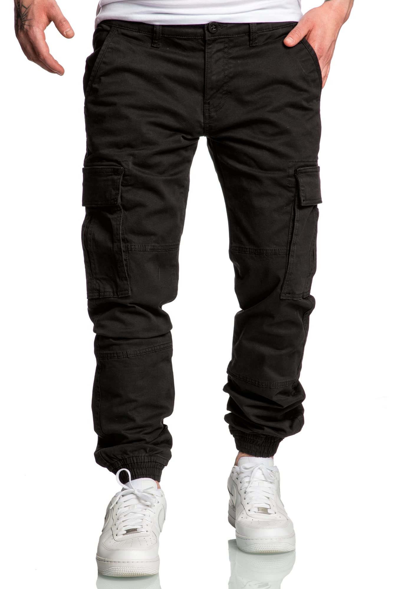 REPUBLIX Herren Jogger Cargo Chino Jeans Hose R7020