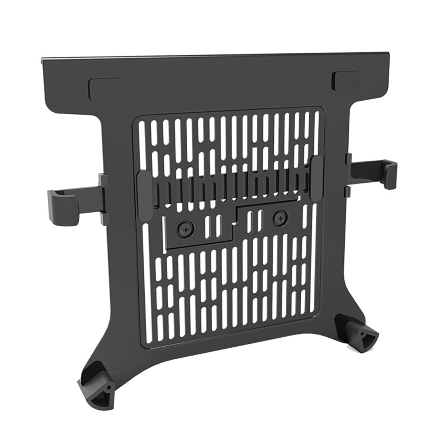 Bandeja de montaje para laptop, soporte de brazo, bandeja ventilada, abrazaderas expandibles para portátiles de 17 pulgadas
