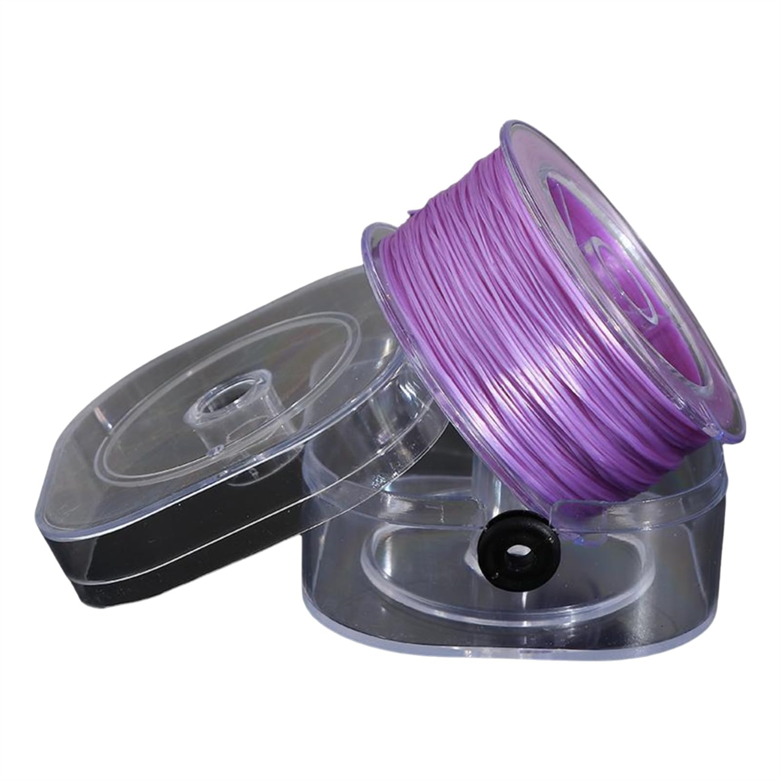 Buxuaaaa 100M Elastic String Bracelets Thread Flat Stretchy String for Bracelets, 0.7mm Beading Cord Elastic Thread Making Supplies