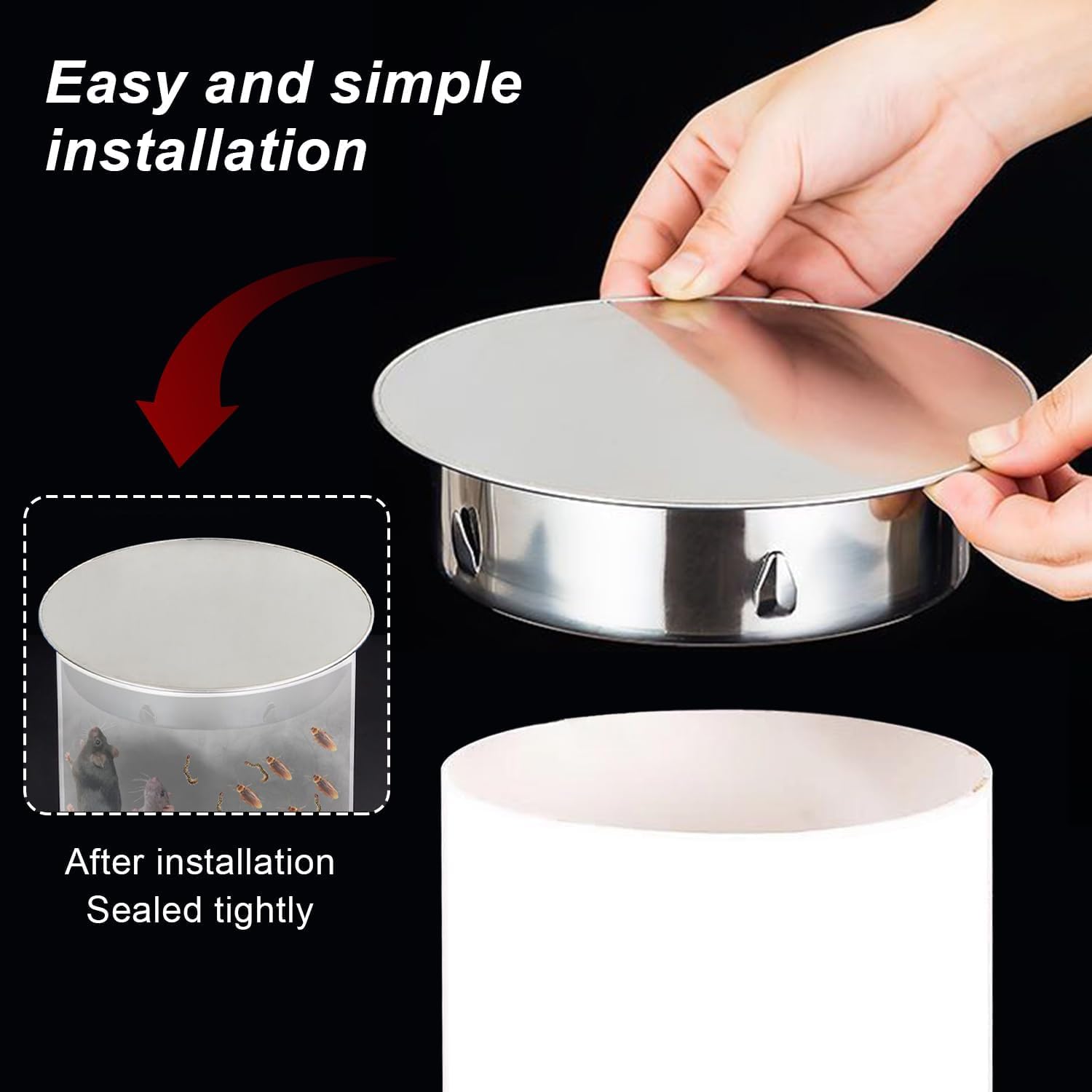 Chimney Hole Cover Stove Pipe Cover, 120 Mm To 130 Mm, Chimney Cover Chimney Cover, Stainless Steel Stove Pipe Capsule, Wall Lining Cover, Stove Hole