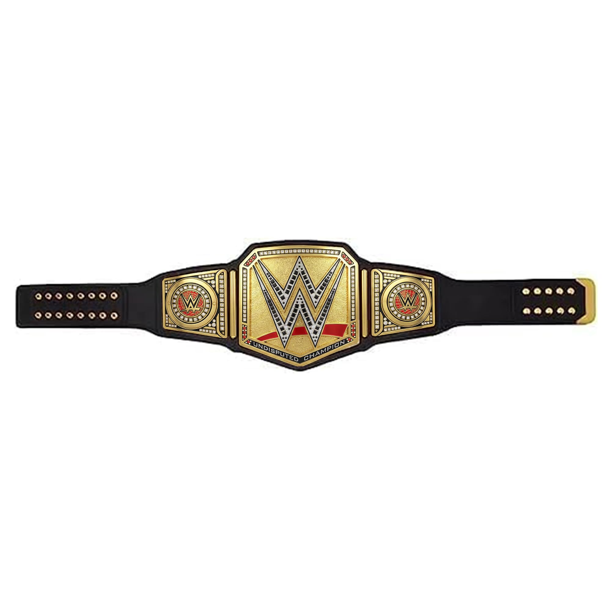 WELL PERFORM Undisputed Championship Title Belt Replica, World Heavyweight Wrestling Championship Title Belt - Adult Size - 5mm - 4.5lbs - 52 Inches Length