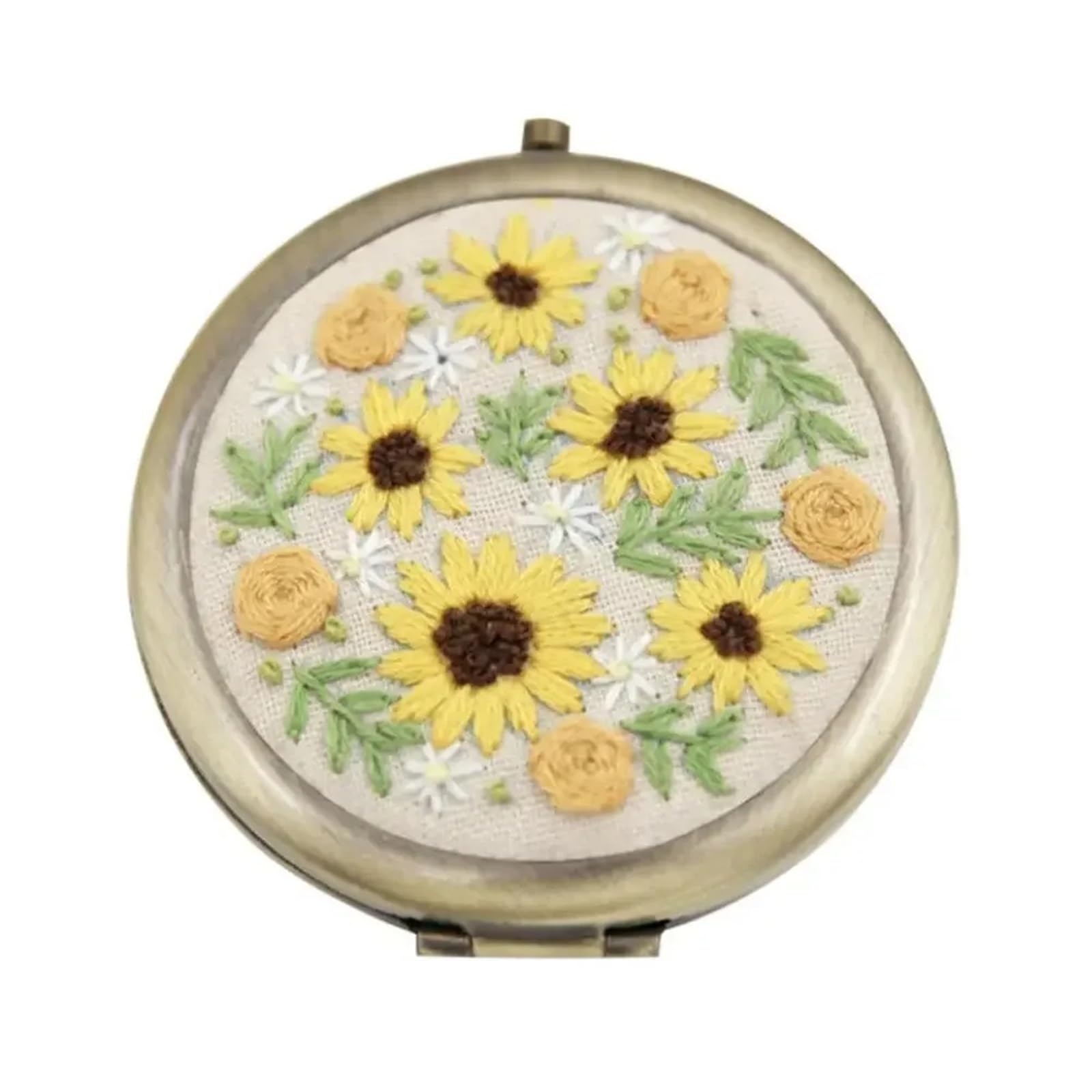LKLNKVL embroidery, Embroidery Kit，Handcraft Needlework Cross Stitch Kit Double-Sided Mirror Material Package(Color 03)