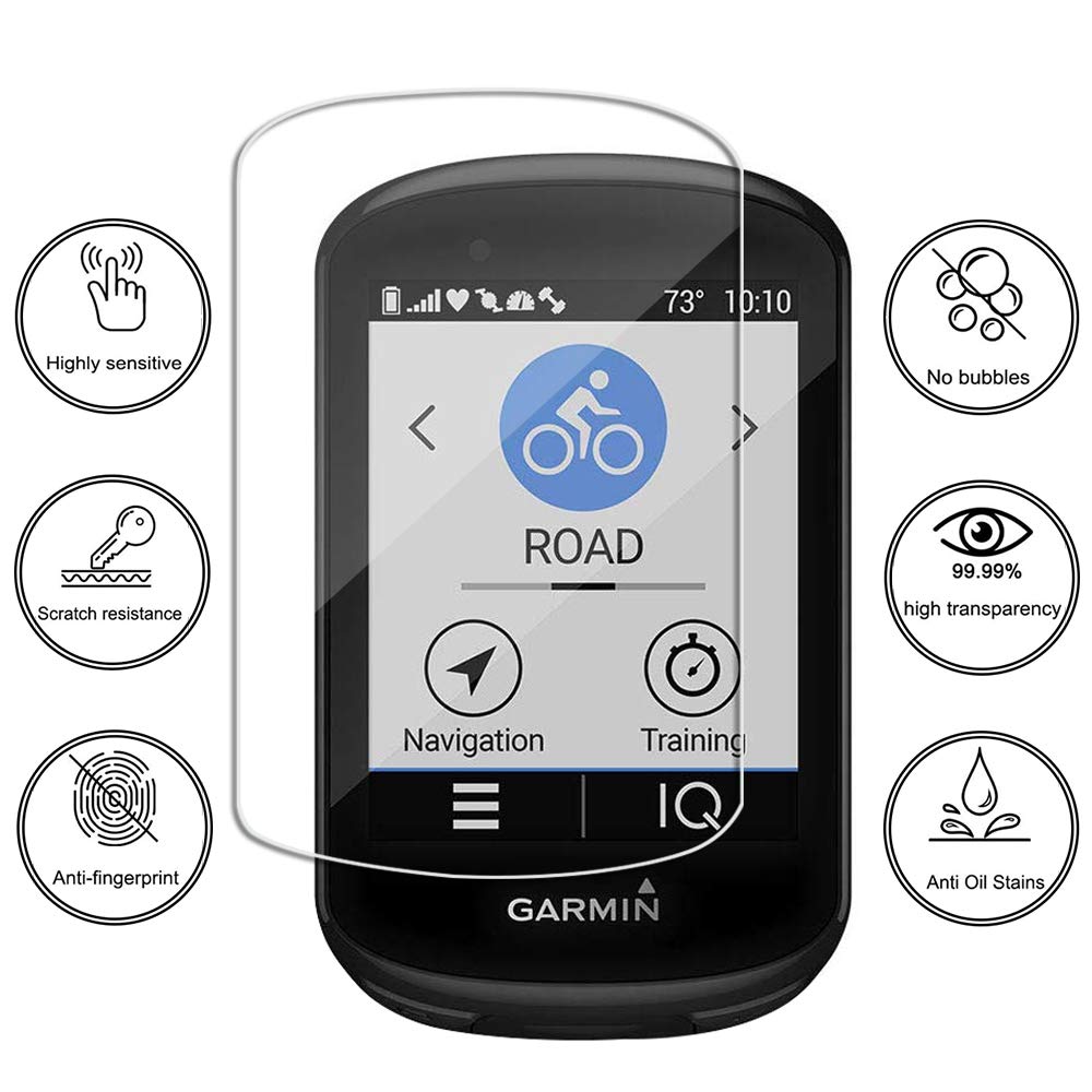 Protection écran Verre Trempé Pour Garmin Edge 830/530 - Lot De 3 - Dureté 9H, Anti-rayures, Haute Transparence