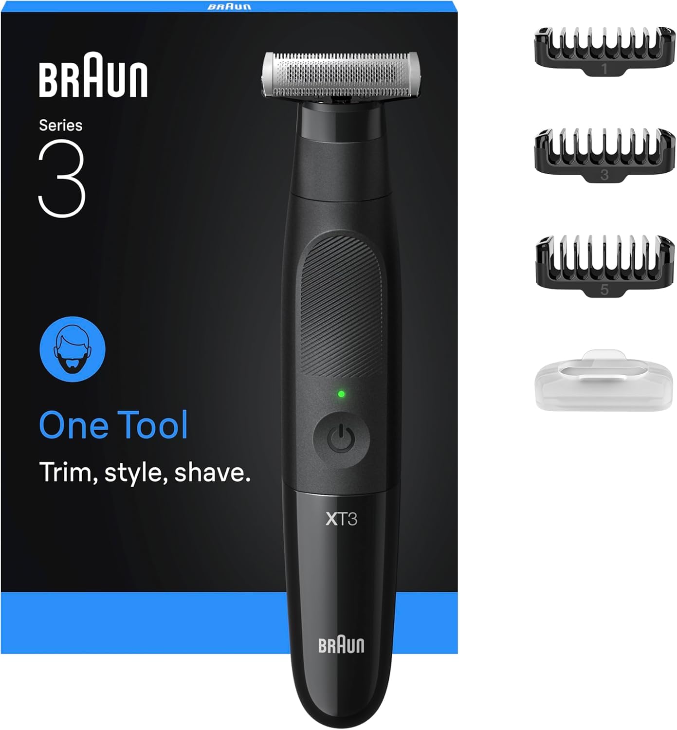 Braun Black Xt3100 One Tool, Face And Beard Trimmer