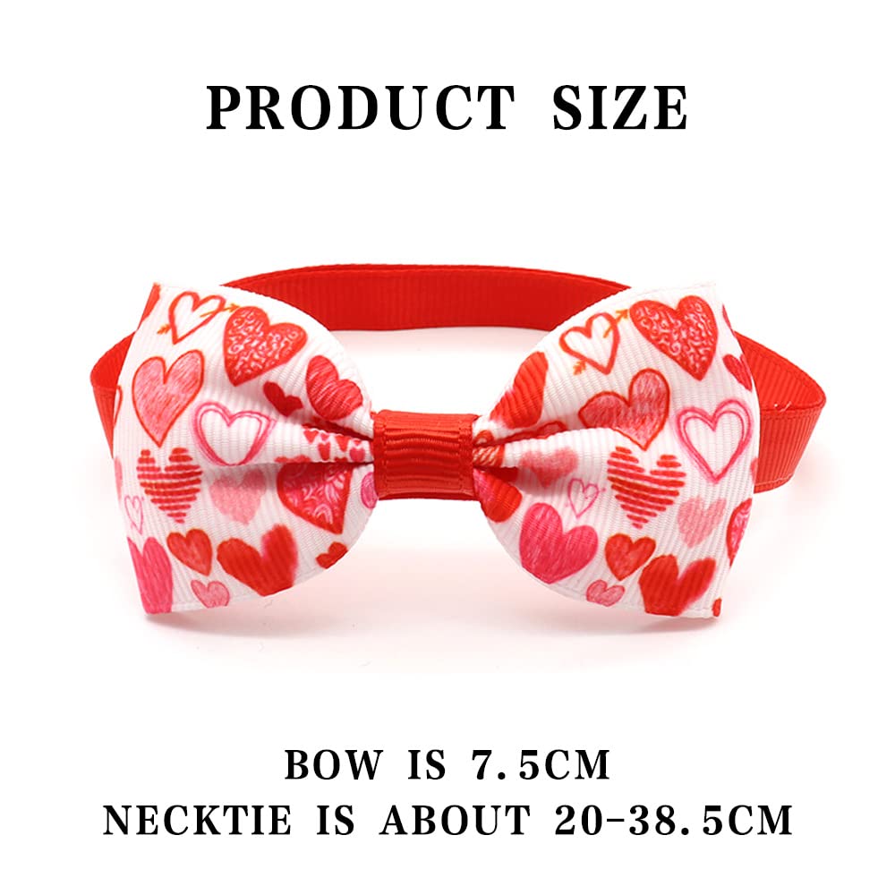 2 Pcs Love Heart Safety Adjustable Cat Collar Adjustable Pet Collars Quick Release Kitten Collar Quick Release Safety Collars for Pet Cat Kitten Dog - Image 4