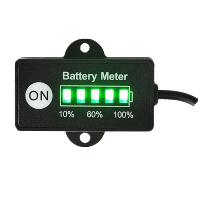 Buy 24V 36V 48V Battery Meter Capacity Tester Gauge Battery Charge