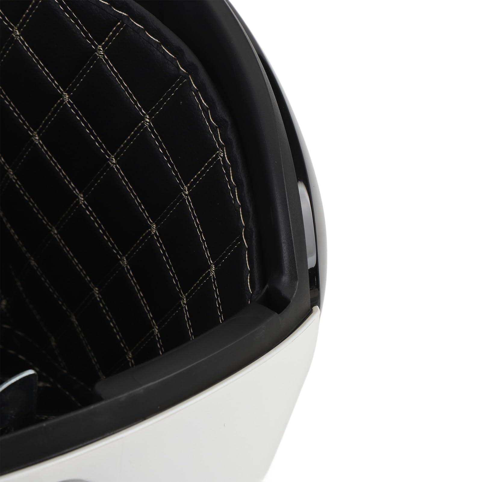 KIMISS Top Case de Moto 32L ABS - Style Sportif, Résistant à l'eau, Coffre Portable pour Vélos et Scooters électriques (White)