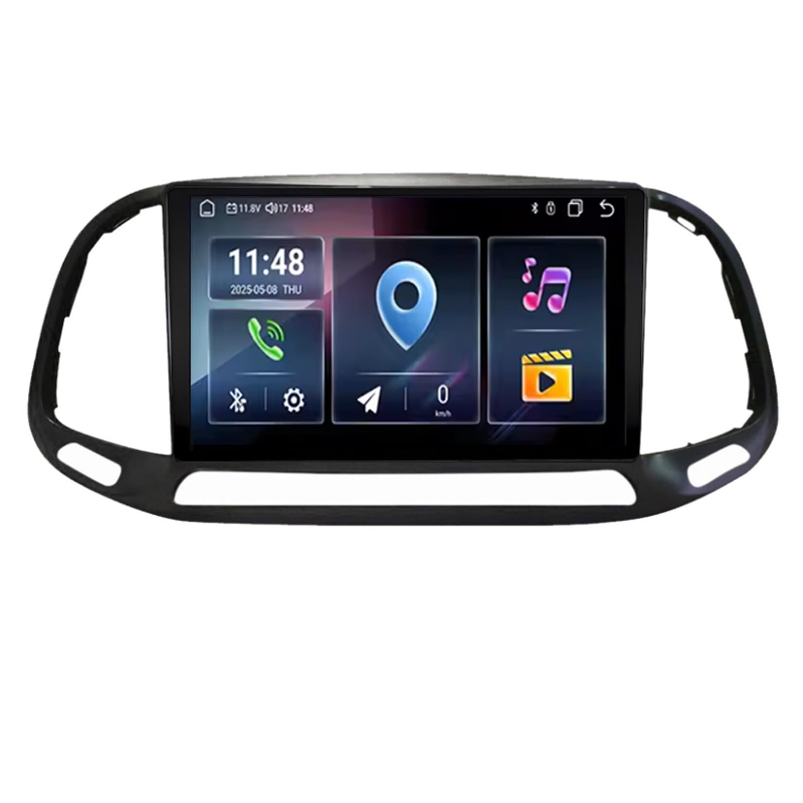 Autoradio Android tactile 9 pouces Fiat Doblo 2015-2019 Bluetooth M150S 4 Core 32G - 8