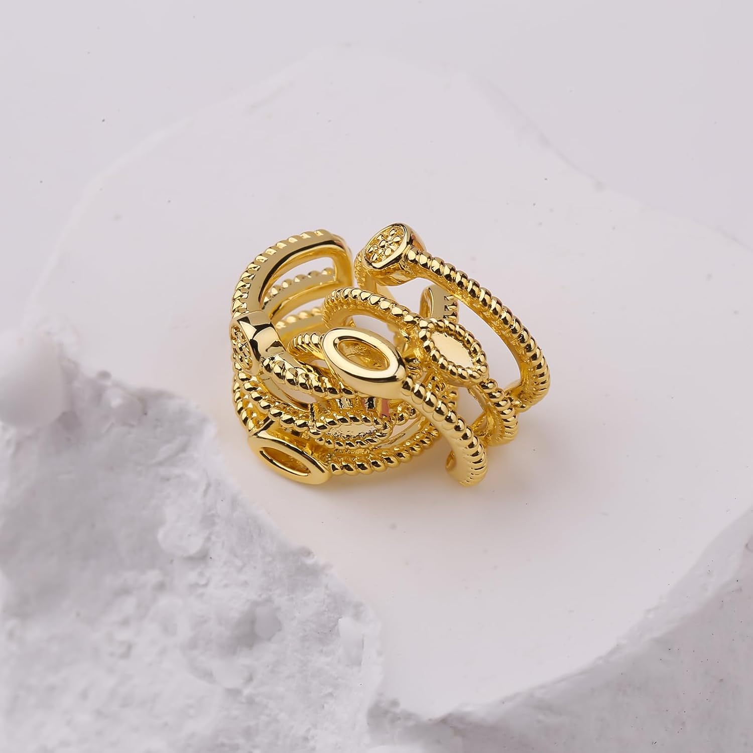 ToHeart クリップオンイヤリング イヤーカフイヤリング レディース 低刺激性 14Kゴールドカフイヤリング クリスマスギフト用