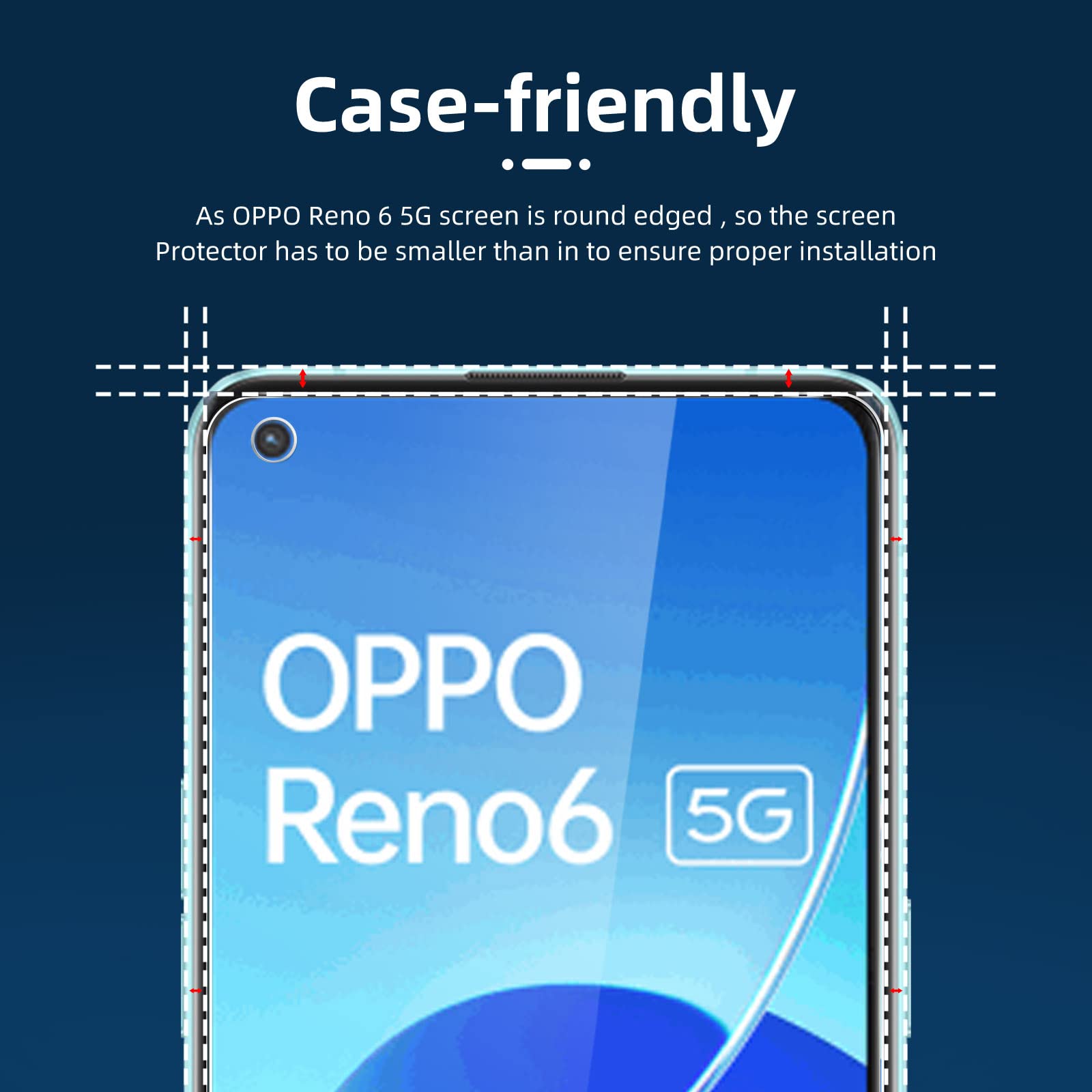 Protctur écran N Vrr Trmpé Pour Oppo Rno - Transparnt