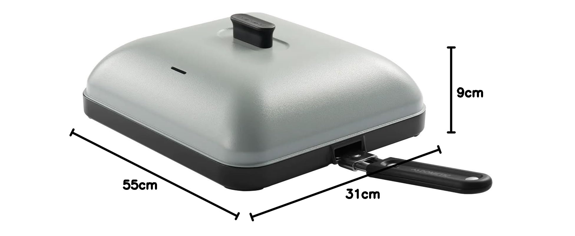 CADAC Gril de table Barbecue 2 Cook 3 Turbo Deluxe 30mBar Noir
