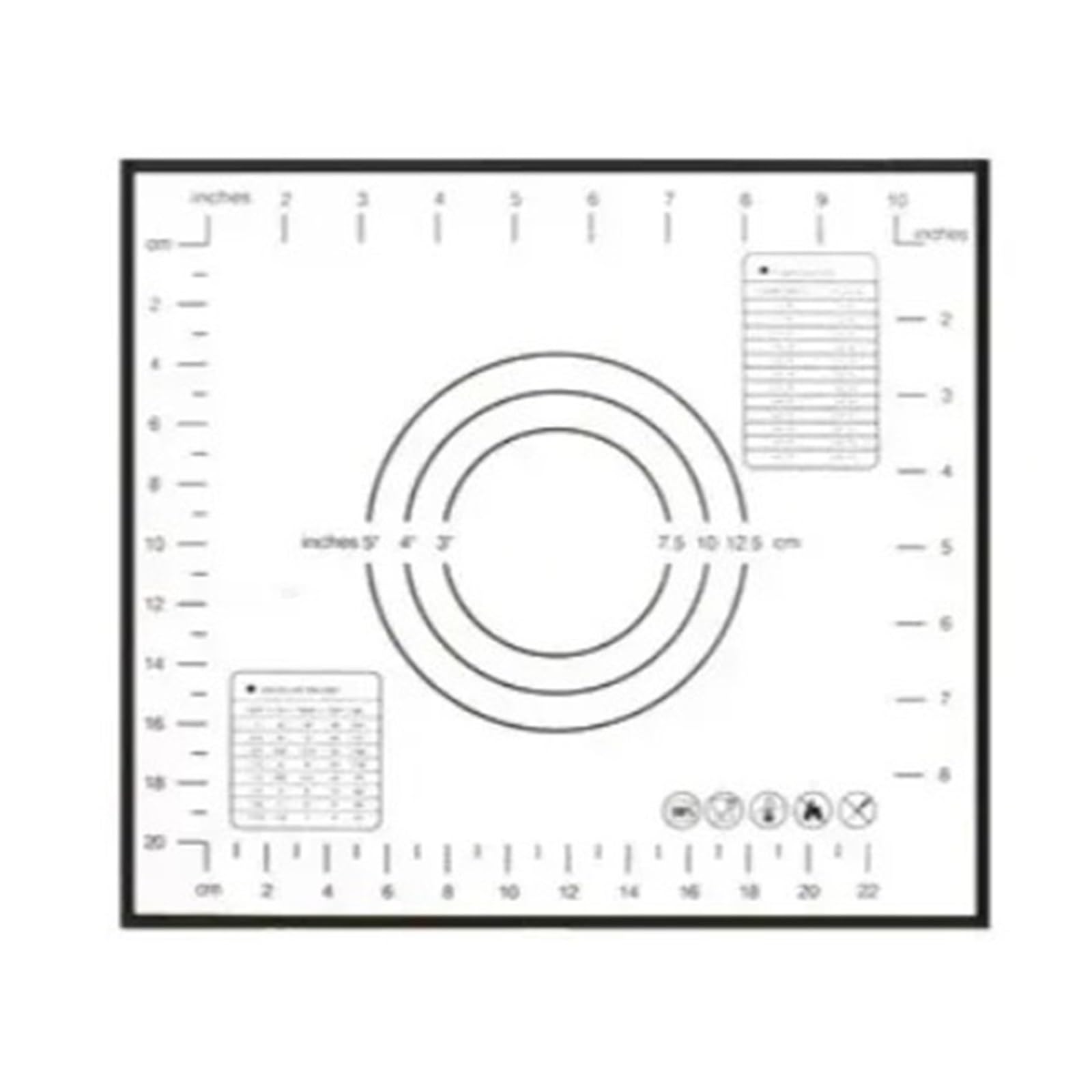 Tapis pétrissage géant en silicone rouge pour éviter de salir la cuisine
