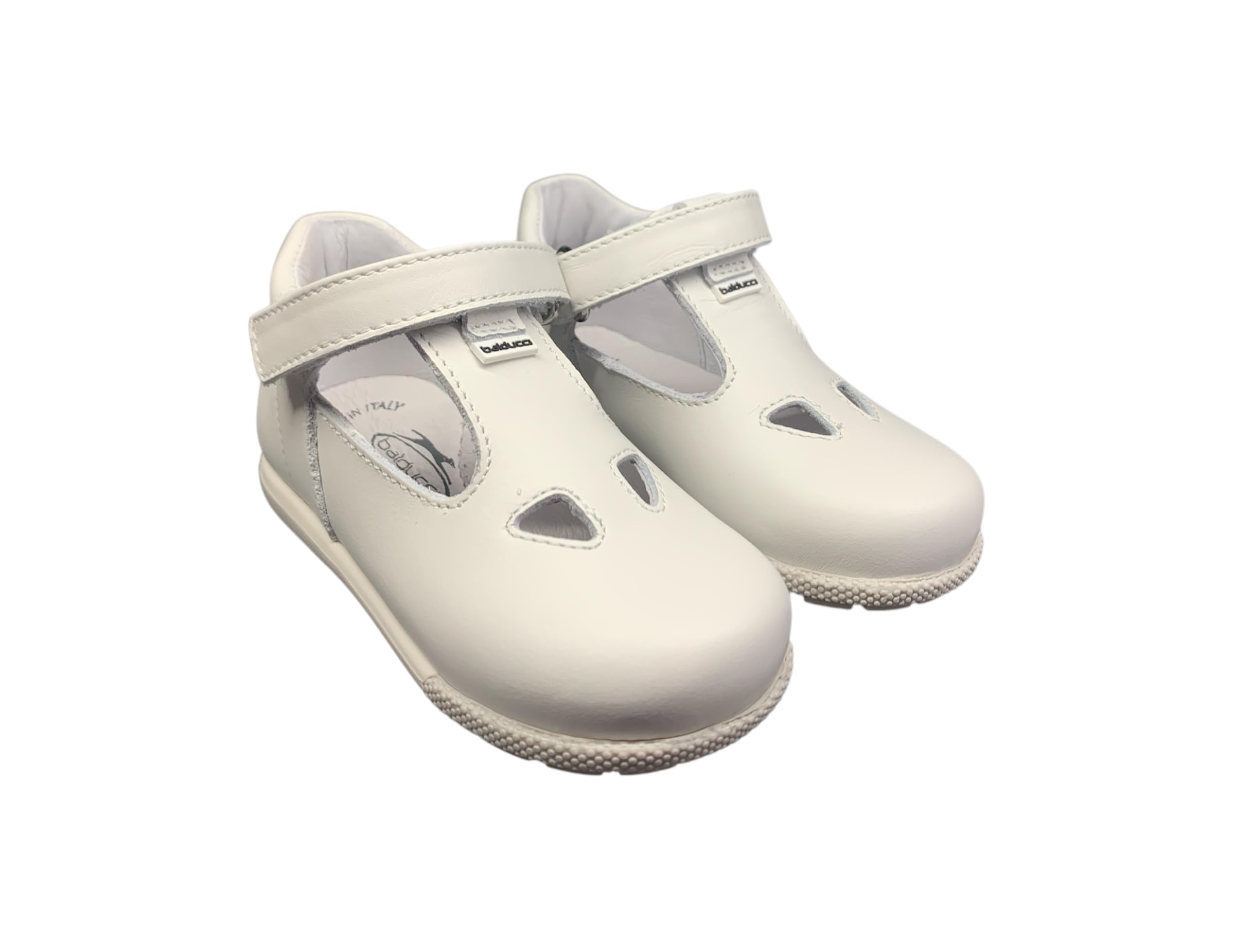 Sandalo Primi Passi Bambino in Pelle, Chiusura a Strappo, Plantare Anatomico, Made in Italy. Numeri dal 19 al 26