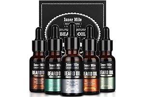 ISNER MILE 5 Pack Beard Oil for Men