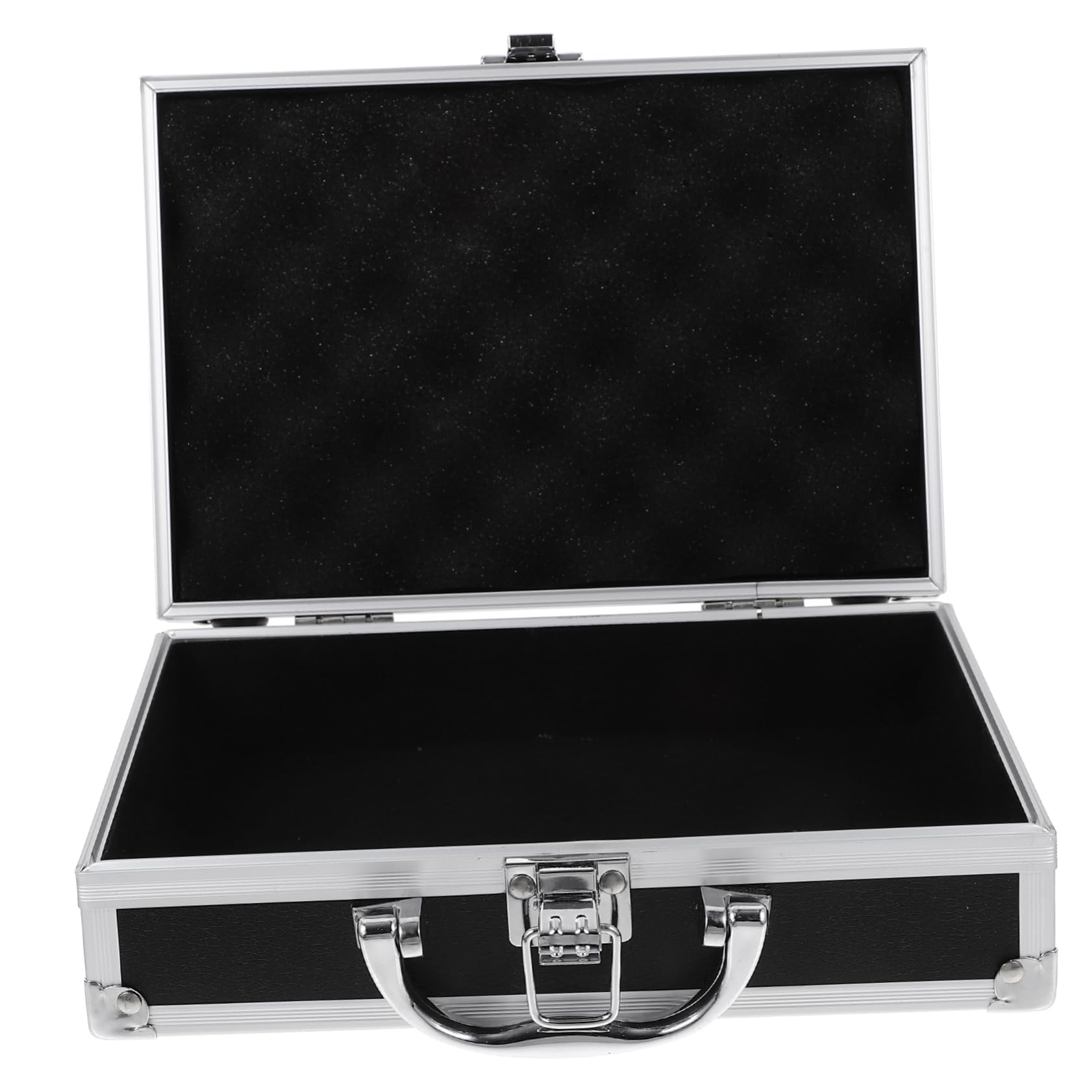 Mallette de rangement noire en alliage d'aluminium YARNOW pour outils et bureau