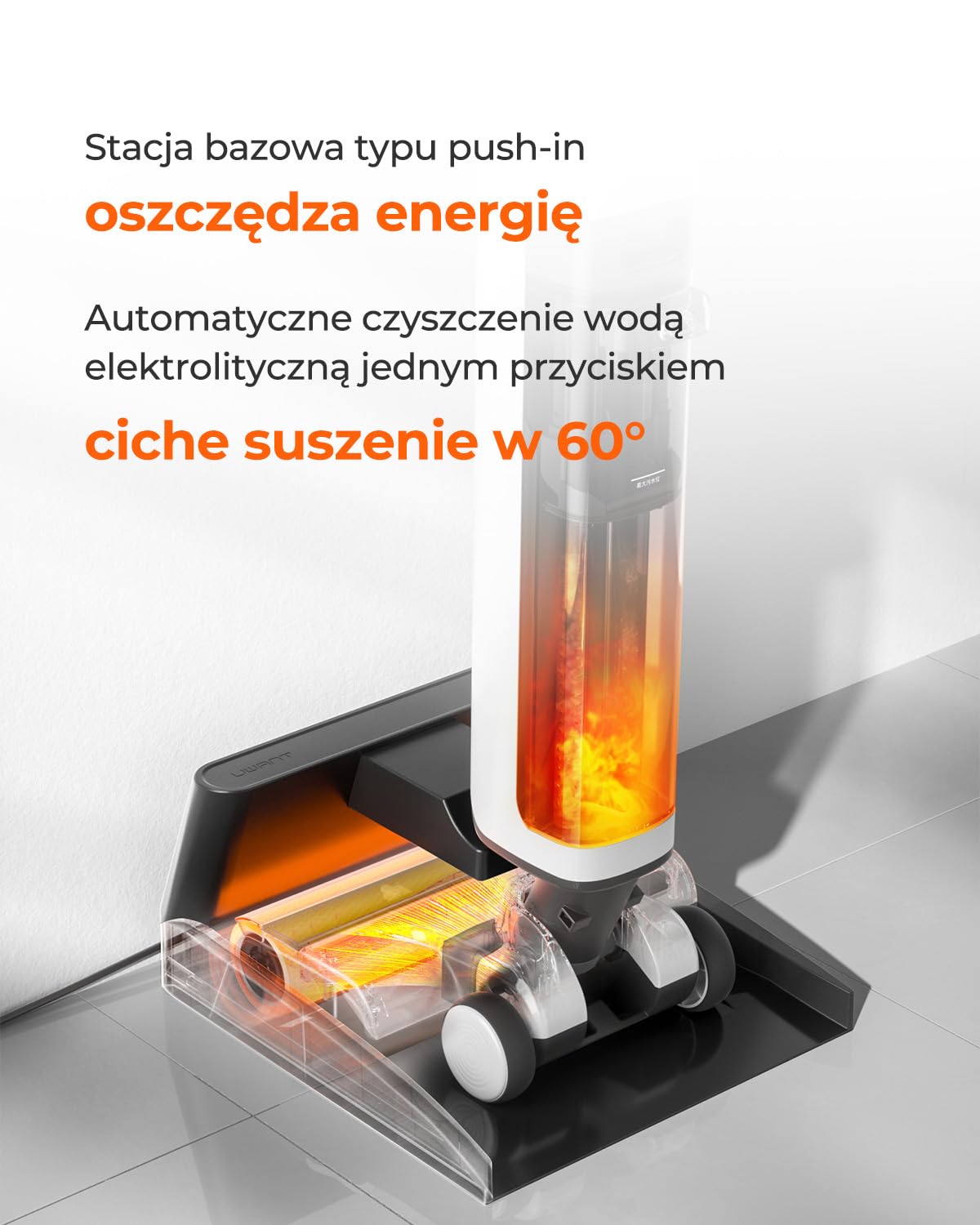 uwant D100 All-in-One odkurzacz na mokro i sucho, 17000 Pa, czyszczenie krawędzi 2mm