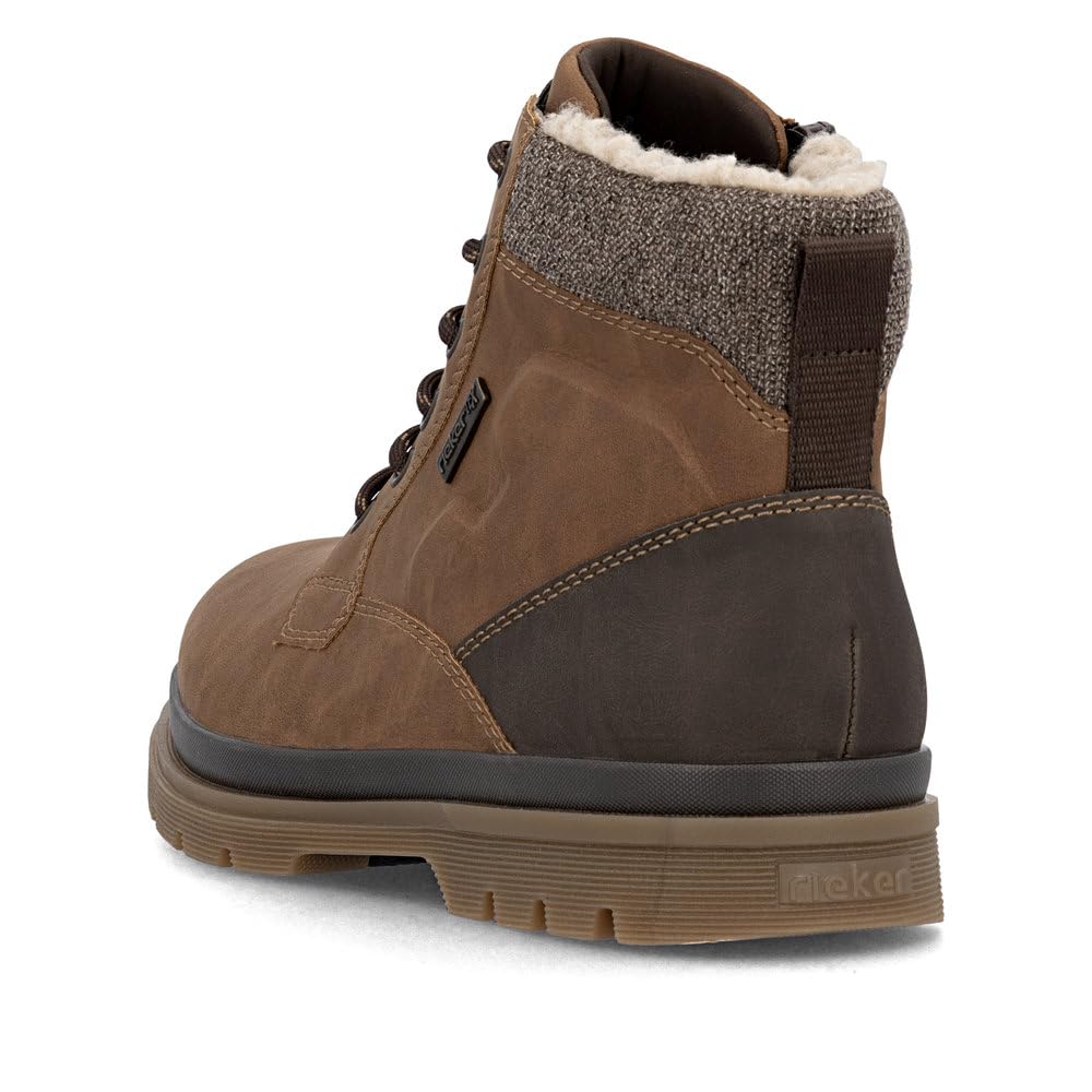 Rieker RiekerTEX F7010 Bottes d'hiver pour homme avec semelle amovible et imperméable