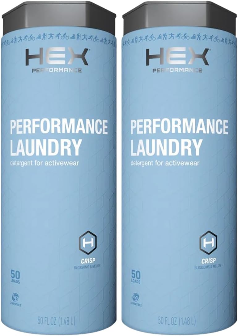 HEX Performance Laundry Detergent keeps activewear crisp!