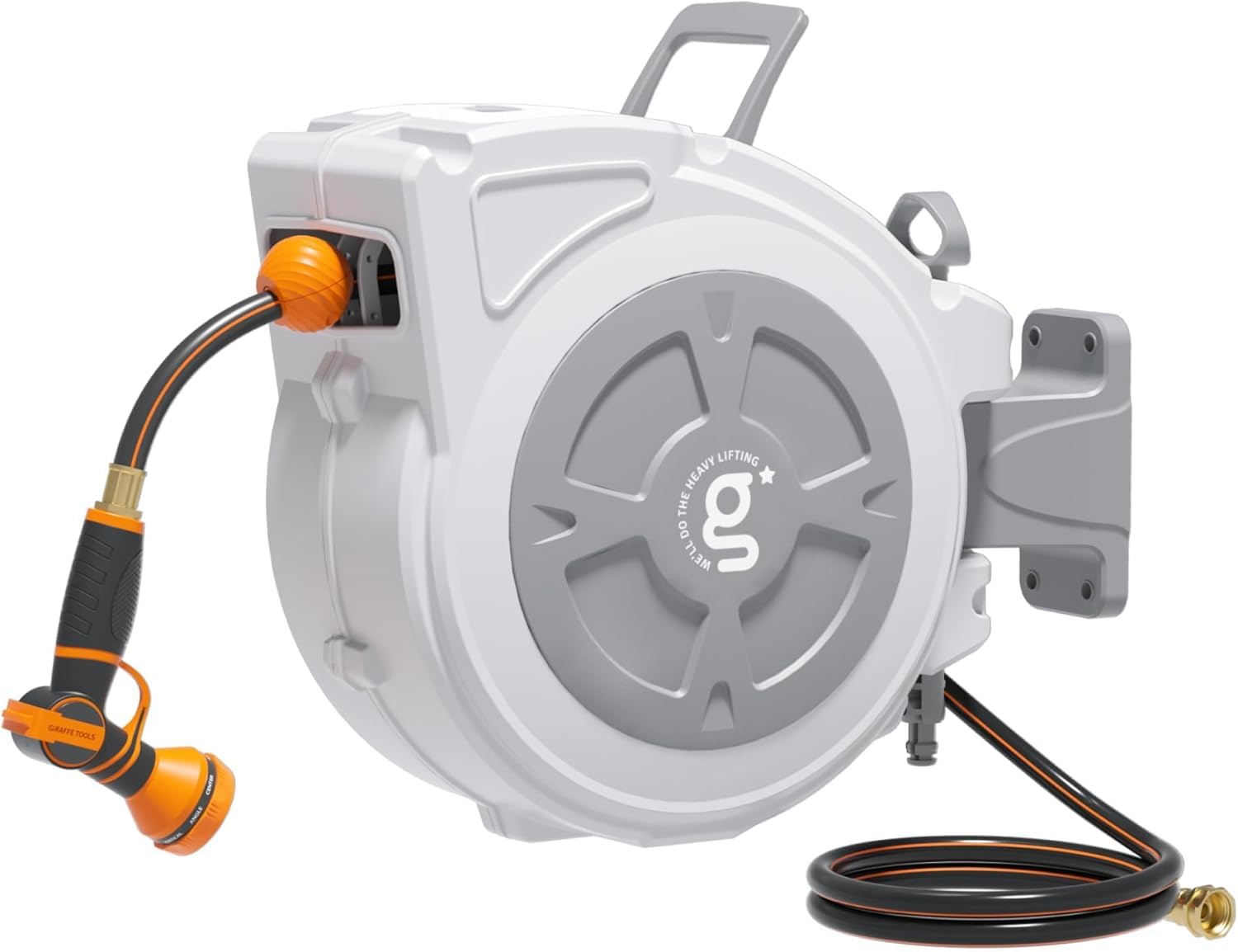 Giraffe Tools Retractable Hose Reel — 65ft