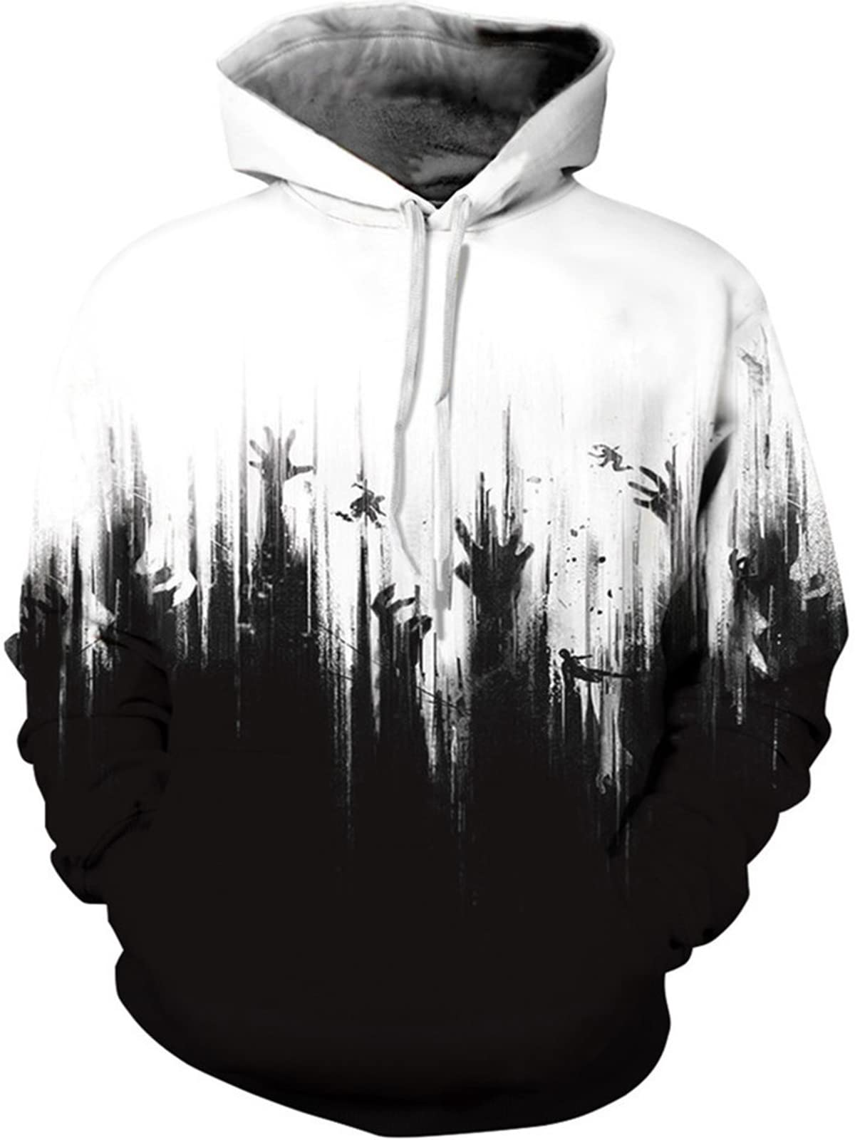 NEWCOSPLAYUnisex 3D Graphic Hoodies for Men Realistic Digital Print Pullover Hoodie Hooded Sweatshirt