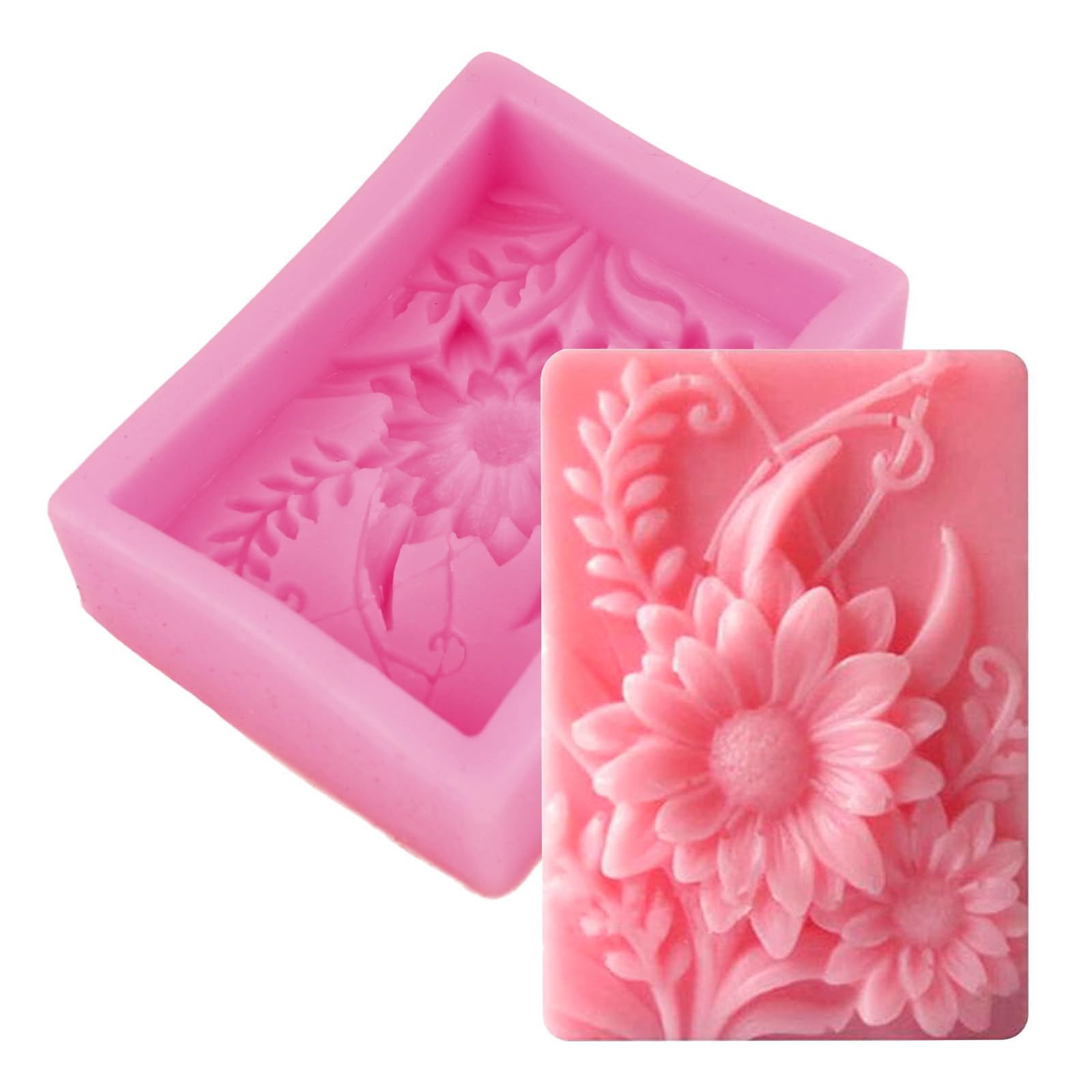 Stampo In Silicone Per Sapone Fai Da Te: Rettangolare 9,7x4,2 Cm, 120 Ml, Flessibile E Riutilizzabile, Per Sapone, Resina E Candele