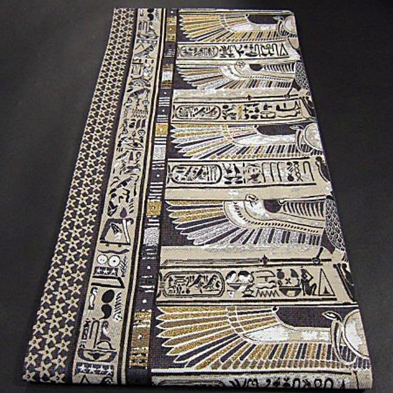 新品　西陣織高級袋帯　デンデラ神殿複合体遺跡の天井画【綿芯御仕立付】 Amazon.co.jp: 西陣織高級袋帯 デンデラ神殿複合体遺跡天井画綿芯御