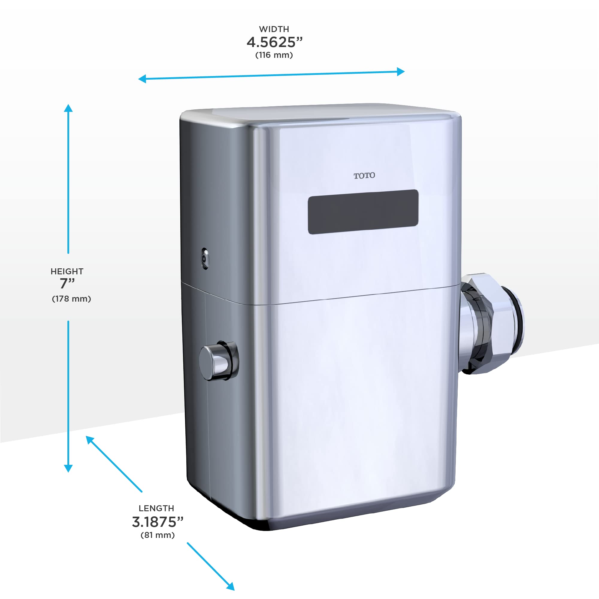 TOTO® ECOPOWER® Touchless 1.6 GPF Toilet Flush Valve with 24 Inch