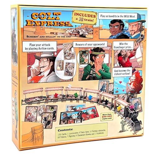 Juego de Mesa Colt Express - Estrategia Oeste Salvaje miniatura 2
