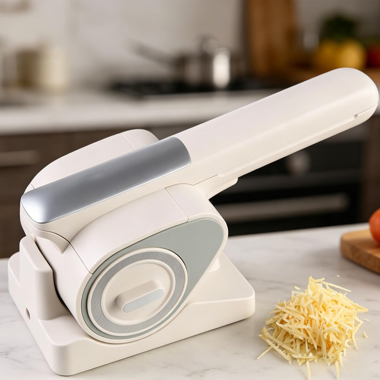 oiakus Electric Cheese Shredder, Handheld Rotary Grater, Shreds Approximately 2kg Of Cheese, Rechargeable Design, for Cheese, Nuts, Chocolate