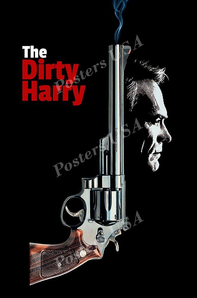ワーナー懸賞品　ダーティハリー（Dirty Harry）ポスター 海外版ポスター『ダーティハリー』（Dirty Harry）① 1971
