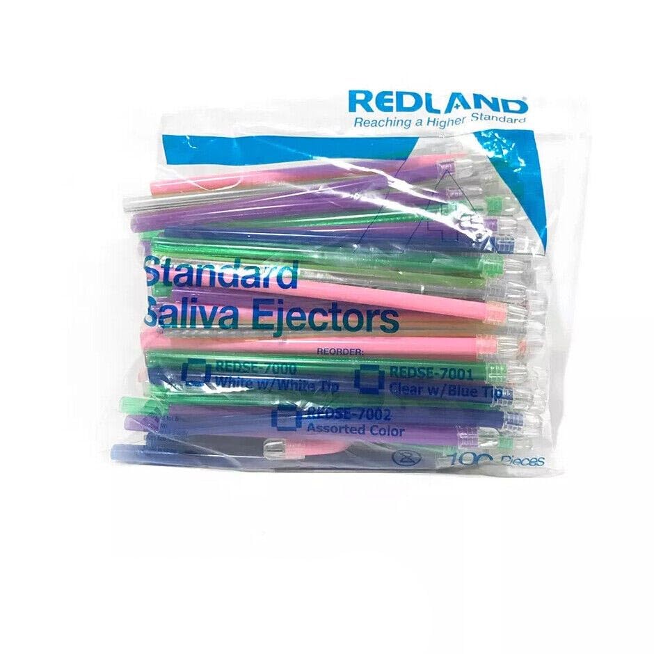 Standard Saliva Ejectors Assorted Color 1000 Pieces