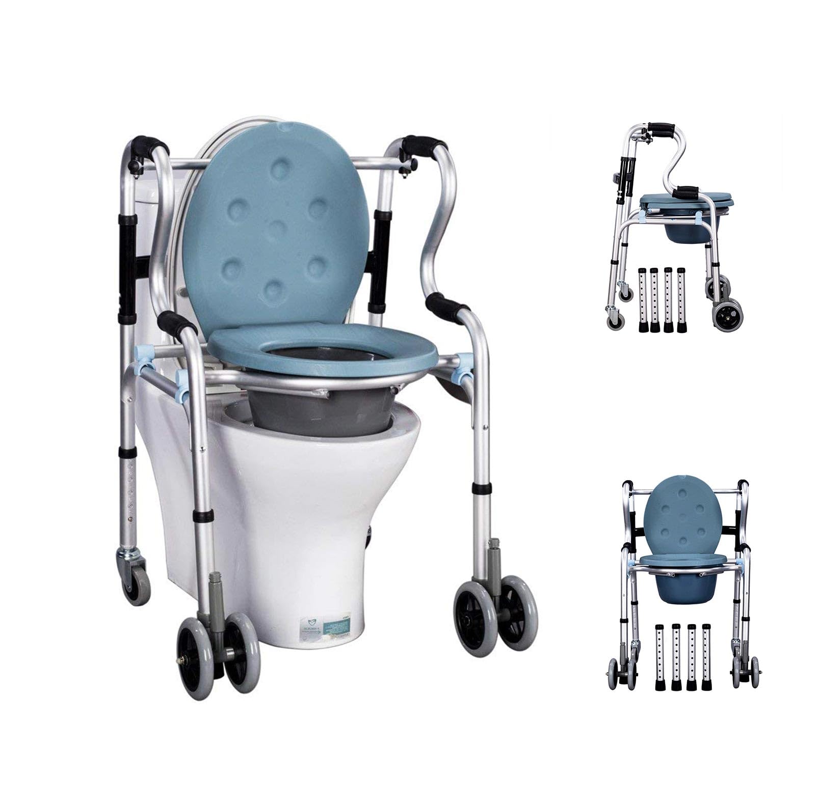 Fauteuil roulant percé pour faciliter la toilette des personnes handicapées