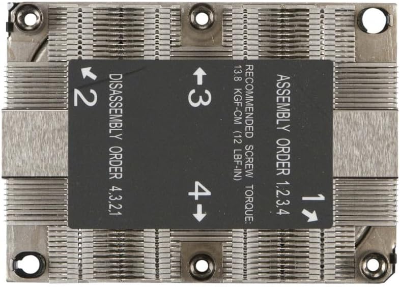 Supermicro SNK-P0067PSMB LGA 3647-0 1U X11 Purley Platform CPU Heat Sink