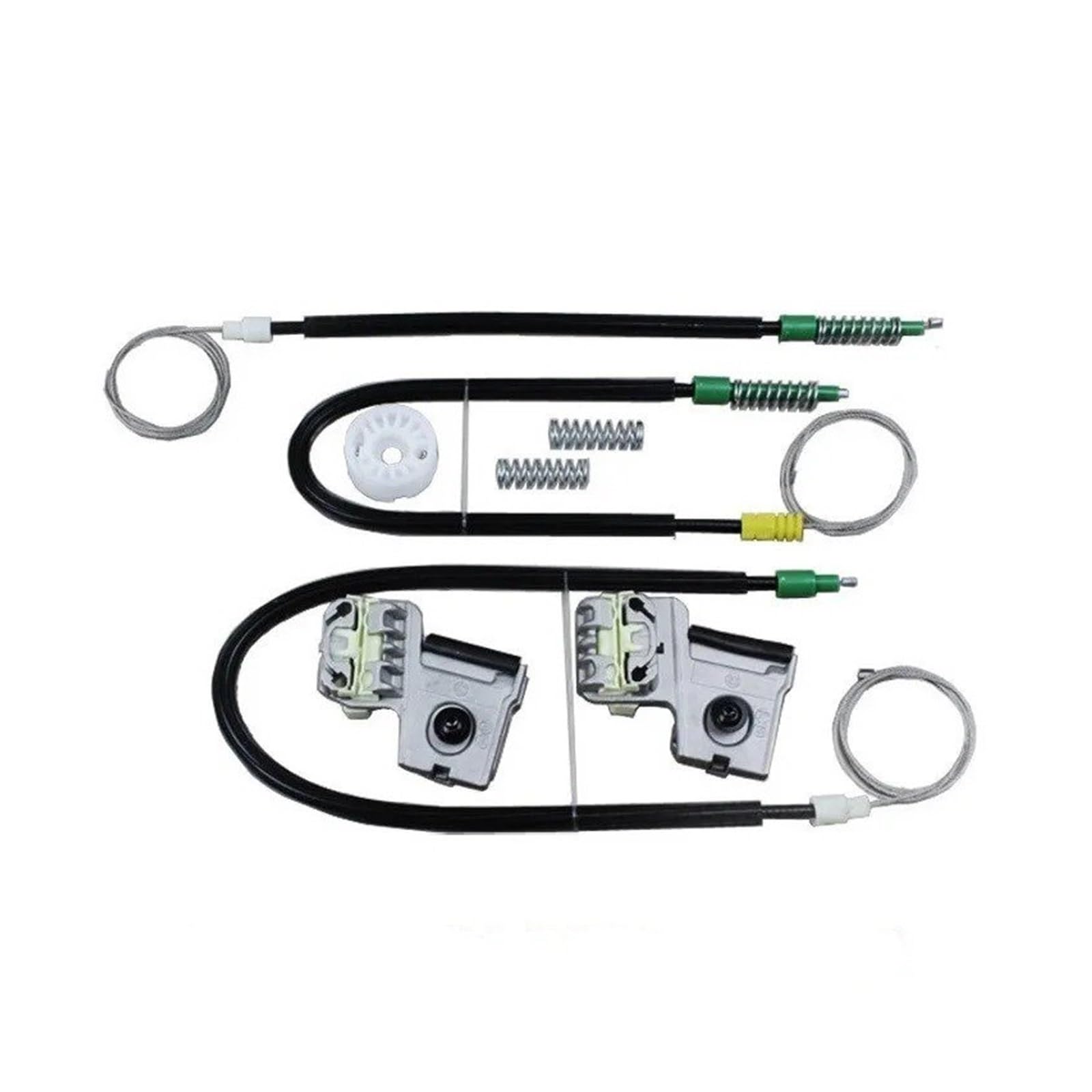 Sauanmnktp 1 Front Left Set Window Winder Repair Kit For Peugeot 607 2000-2010 Electric Car Window Kit Regulator Front-Left