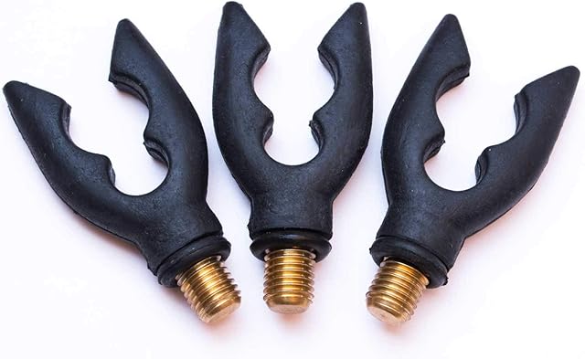 3 x Phoxinus rubber butt rests / rod rests / back rests For use with rod pods etc. Suits virtually all fishing rods. Ideal for carp, course, match fishing etc
