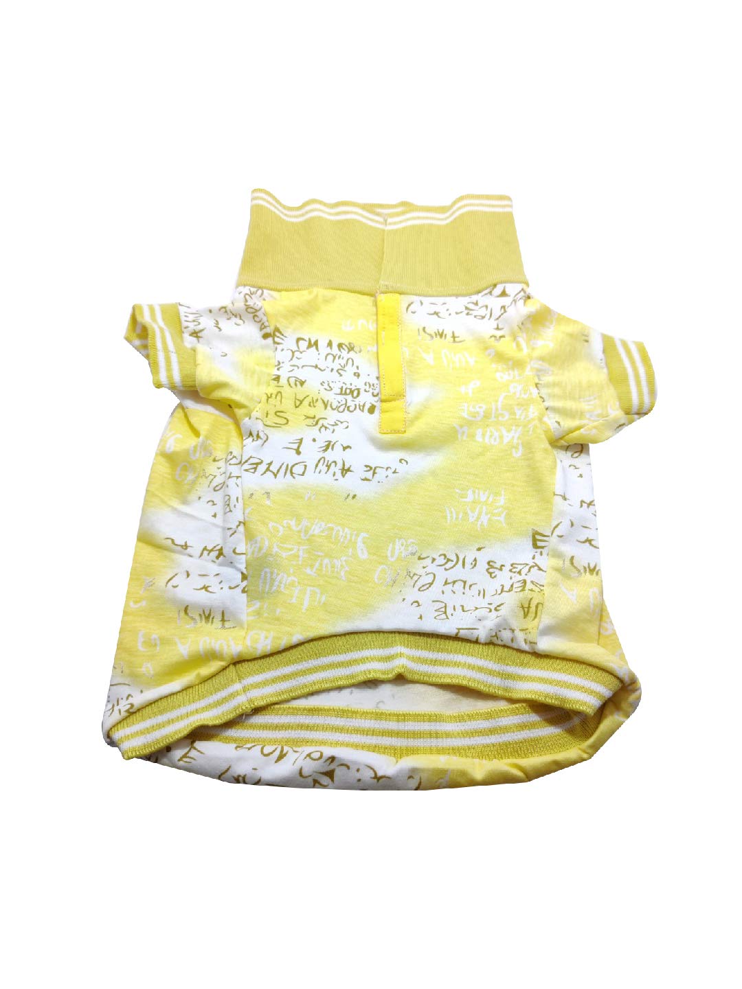 Pets Empire Dog Collar T-Shirt Dog Clothes Pet Puppy Cute Vest Dog Cat Apparel. (12 Inch, Yellow) (B092JL7D96) Amazon Price History, Amazon Price Tracker