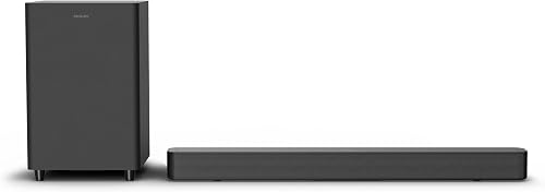 Philips TAB5500 Soundbar with Wireless Subwoofer, 2.1 Channel, 260W, Bluetooth 5.4, HDMI ARC