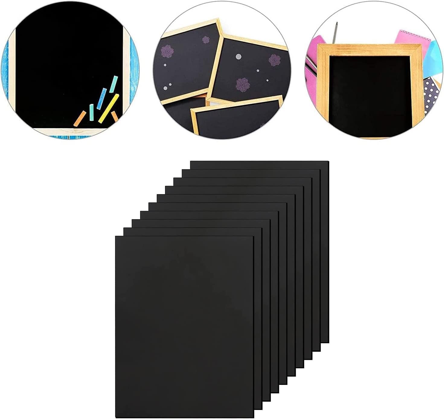 10 szt. Czarne arkusze pianki EVA 30x21cm dla majsterkowiczów rzemiosło modelowanie rekwizyty do cosplay(210x300x5mm)